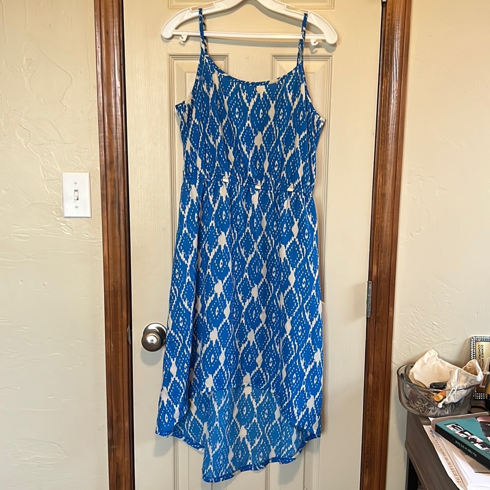 Loft high/low spaghetti strap dress - Size 4